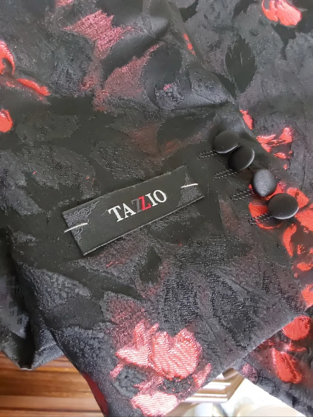 NWOT Bespoke Tazzio Men's‎ Floral Jacquard Blazer in size Medium